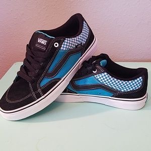 Brand new without tags- Turquoise and Black Van's